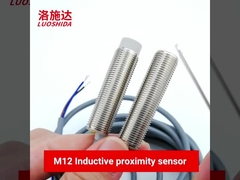 10-30VDC 원통 유도성 근접 센서 스위치 3 전선 M12 더 짧은 금속전공관 35 밀리미터 길이